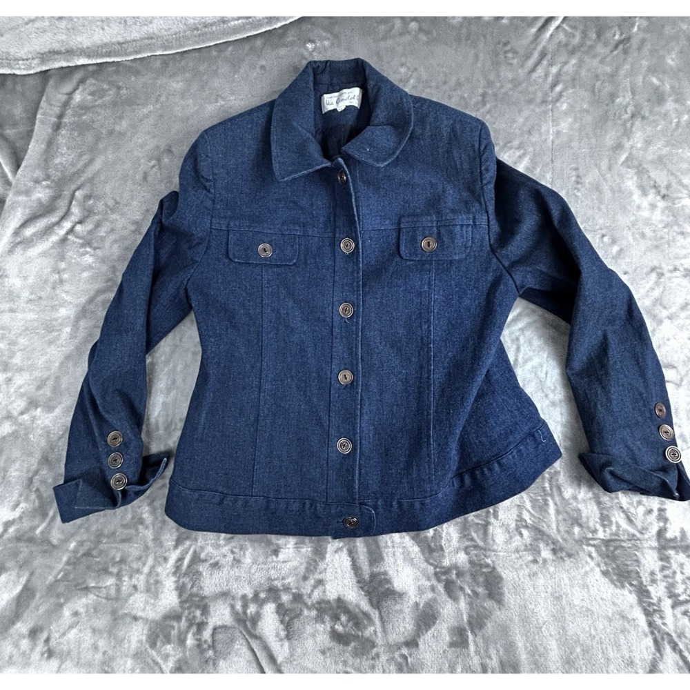 Via Condotti stylish denim jacket.  Size 14 stretch